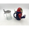 Image 2 : Lot of 2 Anheuser-Busch Steins.  Bud Man and A Glass Stein.