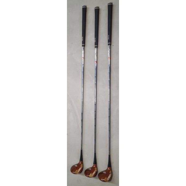 (3) Vintage MacGregor Wooden Head Driver Golf Clubs 1, 2, 3