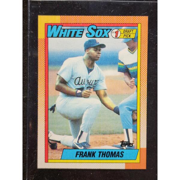 1990 Topps #414 Frank Thomas White Sox #1 Draft Pick Rookie Baseball Trading Card