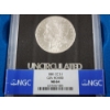 Image 3 : NGC MS 64 1881 Carson City Morgan Silver Dollar in GSA Hoard Holder