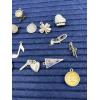 Image 2 : Gorgeous Sterling Silver Charms for Bracelet or Necklace - Sweet 16 - Glenwood High School 