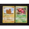 Image 1 : Two Vintage Non-Holo RARE Pokemon Trading Cards ~ Ariados 20/123 & Dugtrio 24/127