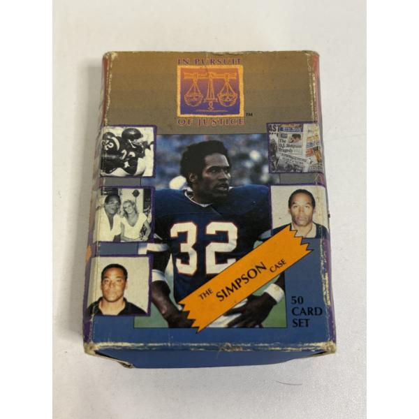 1994 Pursuit of Justice: The Simpson Case - 50-card non-sport tarding card boxed set 