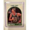 Image 1 : 1989 NBA Hoops Larry Bird Celtics Basketball Card In Protective Holder - Mint Condition