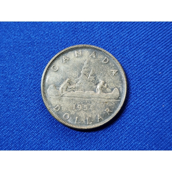 1954 Canada 80% Silver Dollar / ASW: 0.6oz
