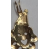 Image 6 : 14K Gold Necklace Pendants & Studback Earrings - Total Weight: 1.9g