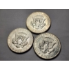 Image 3 : Three 40% Silver Kennedy Half Dollars - $1.50 Face Value