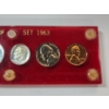 Image 4 : 1963 U.S. Proof Set Including 90% Silver Half Dollar, Quarter, Dime 