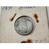 Image 2 : 1891 Seated Liberty Dime - 90% Silver U.S. Coin