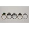 Image 4 : (5) Women's Sterling Silver Rings - All Size 9 - Total Weight: 18.1g