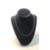 Image 1 : Platinum 18" Necklace - Weight: 4.7g