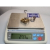 Image 7 : Sterling Silver Heart and Flower Pin and 3 Rings - Total Weight: 27.7g