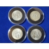 Image 2 : x4 40% Silver Kennedy Half Dollars 1965, 1967, 1968, 1969 In Coin Capsules FV: $2.00
