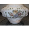 Image 3 : Absolutely Gorgeous Accurate Casting Milk Glass Hand Painted Shades Hurricane Lamp, 21''x11'' Top & 