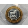 Image 2 : Limited Edition $10 Gaming Token .999 Fine Silver Reno Tahoe - Desert Bighorn