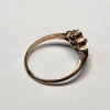 Image 4 : Antique-Style Pearl and Opal Cluster 10K Gold Ring - Size 7.5 - TW: 2.1g
