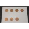Image 12 : Small 1964 Nixon Cent, Gettysburg & Apollo Moon Missions Stamped Commemorative Lincoln Cents 
