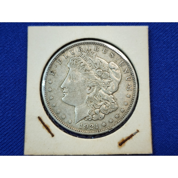1921-D Silver Morgan Dollar - 90% Silver U.S. Dollar 