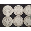 Image 2 : $4.00 Face Value in 90% Silver Barber Half Dollars - Assorted Conditions!