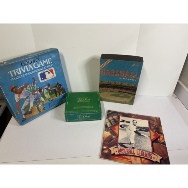 MLB Golden Trivia Game - Baseball Strategy Game - Baseball Legends Calendar - Sports Trivial Pursuit