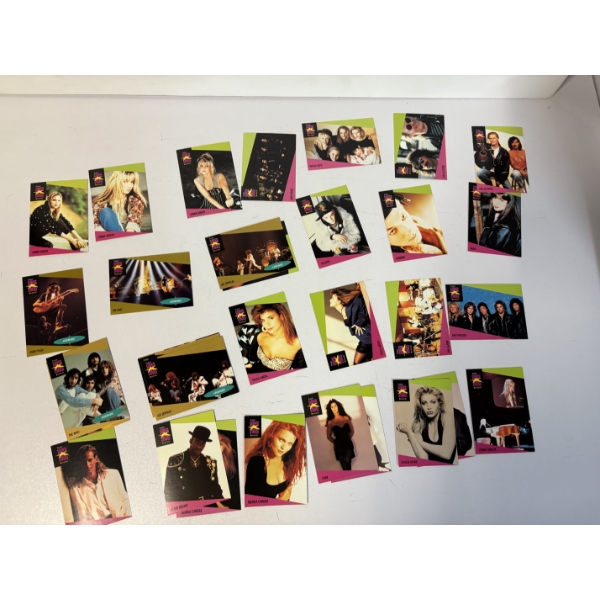 1992 Pro Set Super Stars Music Cards 1-260 : Half box: Includes Cher - Paula Abdul - Debbie Gibson -