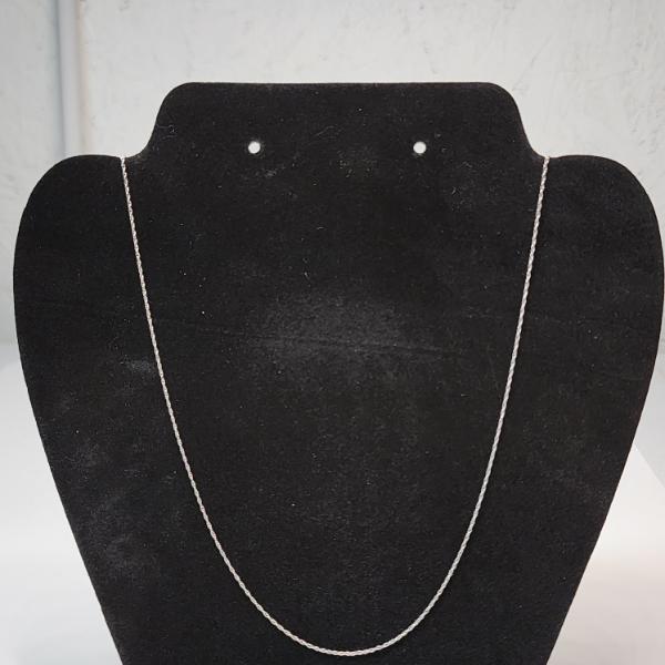 14K White Gold Chain Necklace ~22" - Total Weight: 1.4g