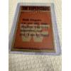 Image 2 : 1985 Topps Hulk Hogan "The Superstars" ROOKIE Year Wrestling Card - Mint Condition