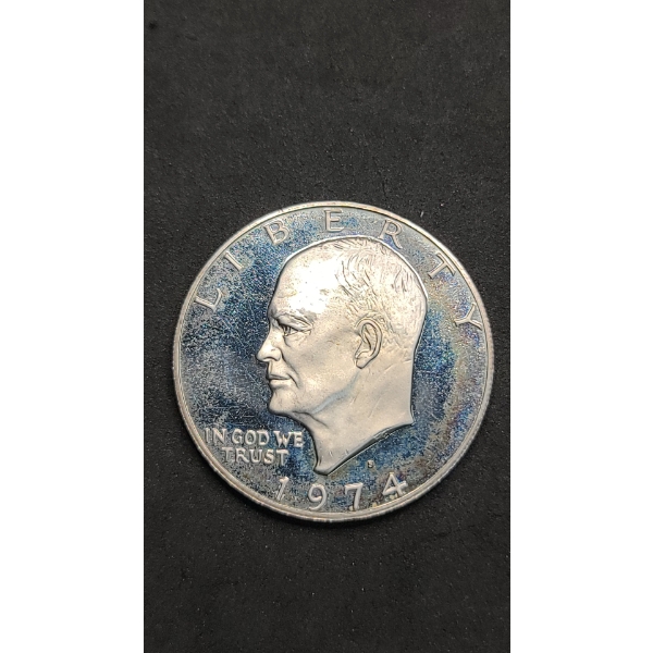 1974-S 40% Silver Eisenhower Dollar