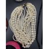 Image 8 : Large Lot of Costume Jewelry - Bangles Galore! - Cool Pattern Necklace & Bracelet Matching Set 