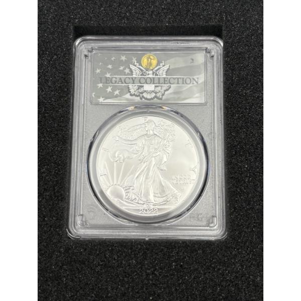 PCGS MS70 2022 Silver Eagle Mangum Opus - Legacy Collection - .999 Silver - FV $1.00 - Encapsulated 