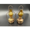 Image 1 : Small Oil Lamps with Globes - ~ 4 inches tall