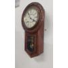 Image 2 : Antique Regulator "A" Wooden Wall Clock