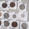 Image 4 : Large Lot of over 40 Assorted World Coins: Haiti, Great Britain, Greece, Germany