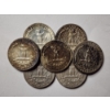 Image 4 : Seven Assorted 90% Silver United States Washington Quarters ~ $1.75 in Face Value!