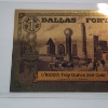 Image 2 : LIMITED EDITION 2025 Alpha Series Dallas Fort Worth Texas 1 Goldback - 1/1000th Troy Ounce 24K Gold
