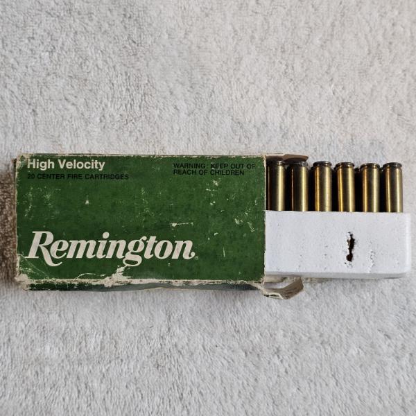 Box of 20 Vintage Remington High Velocity .17 Remington Centerfire Rifle Cartridges
