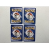 Image 2 : Lot of 4 Vintage Reverse Holo Pokemon Trading Cards