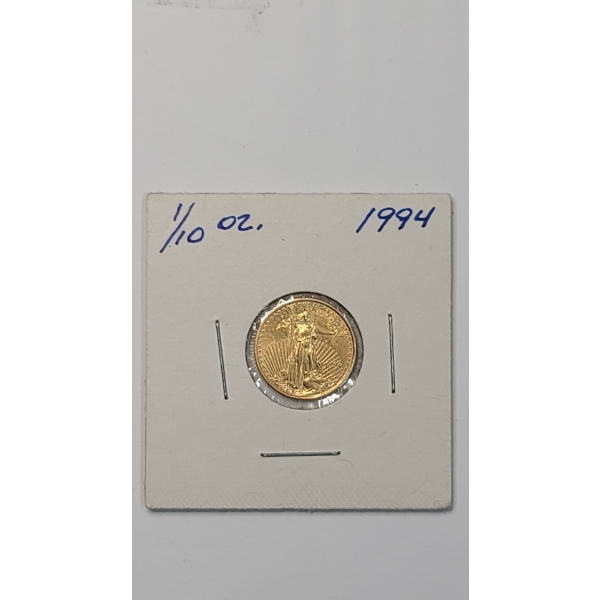 1994 United States Mint 1/10 oz $5 American Eagle Gold Coin