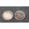 Image 1 : (2)1955 & 1912 Canadian Silver Dimes