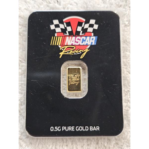 0.5-gram NASCAR Racing .9999 Gold Bar!!!
