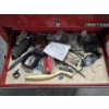 Image 6 : CRAFTSMAN Rolling Toolbox - 2 Pieces, 6 Drawers and Storage Space *WITH CONTENTS SEE PHOTOS*