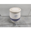 Image 3 : Vintage Robinson Ransbottom Blue Crown 2-Gallon Stoneware Water Cooler/Drink Dispenser 