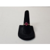 Image 2 : 10K Gold Ring with Ruby Gemstone Total Weigh 1.7g Size 6