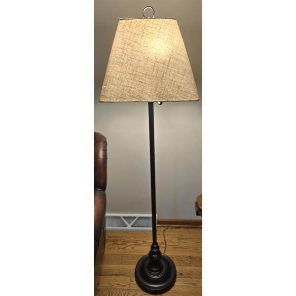 Black Floor Lamp 61"H