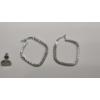 Image 5 : Sterling Silver Replica Buffalo Nickel Stud Earrings & Sterling Silver Hoop Earrings - Weight: 4.3g