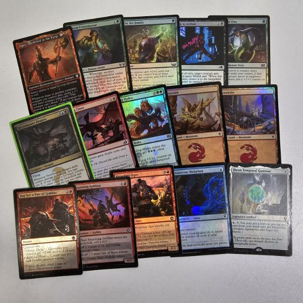 Lot of 15 Assorted Holo MTG Magic The Gathering Trading Cards