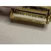 Image 7 : Miniature black enamel baby grand piano trinket box - ~1.5"