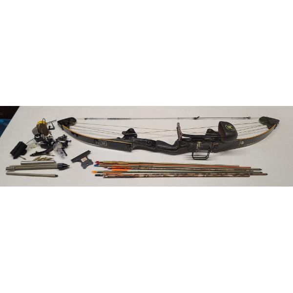 50" L Bear Polar LTD Compound Bow With Arrows & Other Accessories