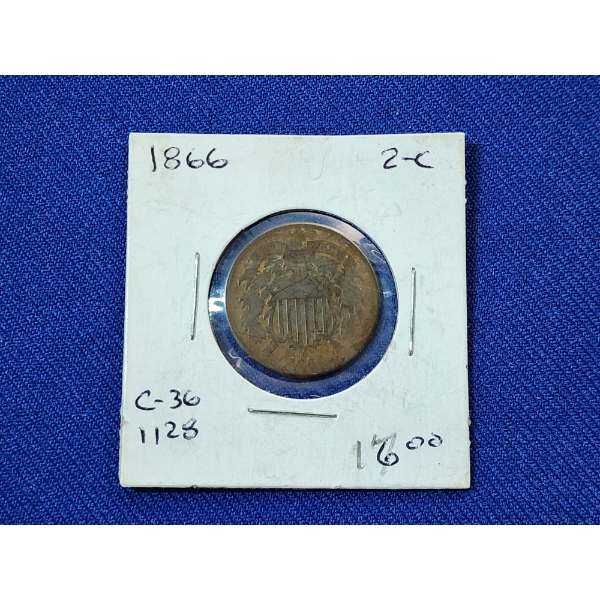 1866 United States Two-Cent Piece