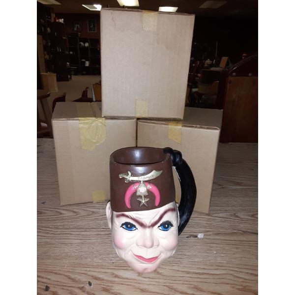 NOS Never Used Still In Original Package - Large Shriners Mugs - See Pics